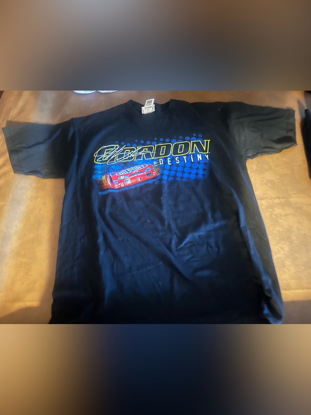 2002 Jeff Gordon Destiny Black Graphic short  Sleeve Tee